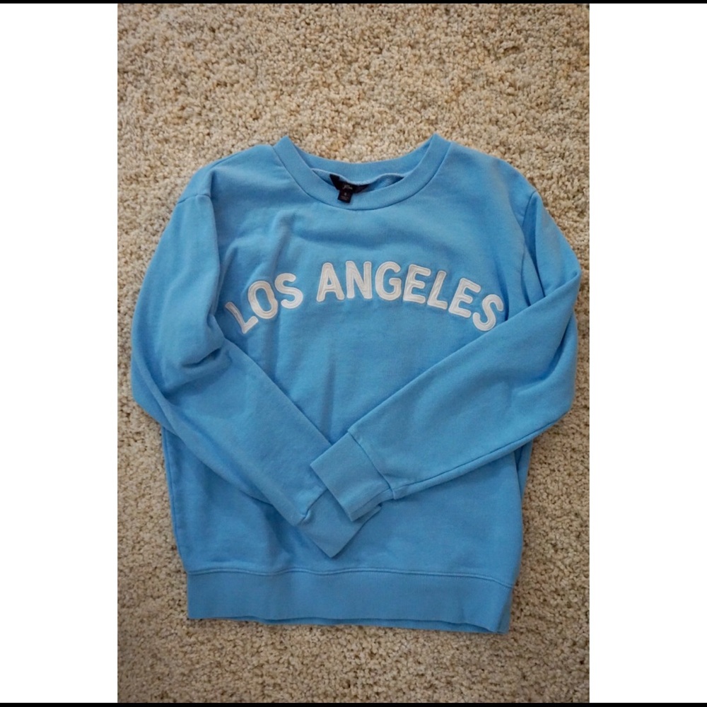J Crew Small Sky Blue Los Angeles Pullover